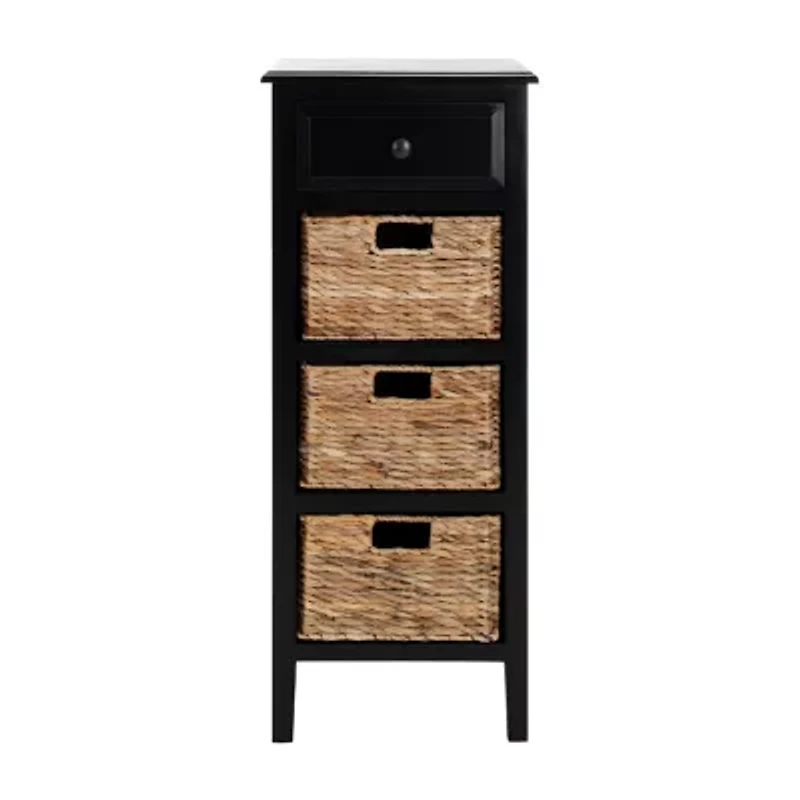 Michaela 4-Drawer Storage End Table
