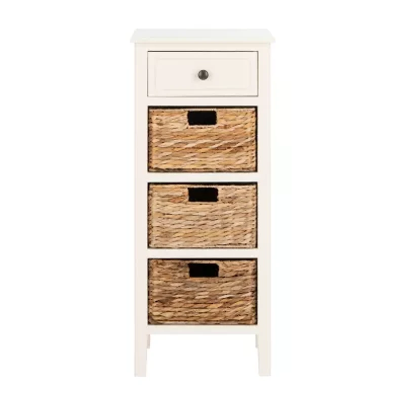 Michaela 4-Drawer Storage End Table