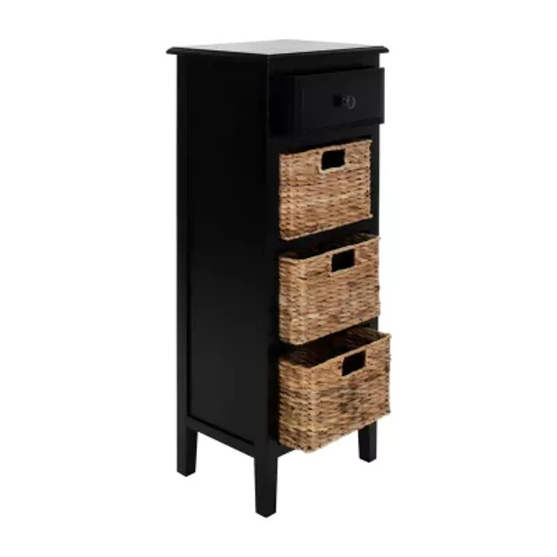 Michaela 4-Drawer Storage End Table