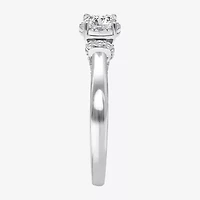 (I / I1) Womens 1 CT. T.W. Lab Grown White Diamond 10K Gold Round Solitaire Engagement Ring