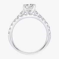 (H-I / SI1-SI2) Signature By Modern Bride Womens 2 CT.TW Lab Grown White Diamond 14K Gold Side Stone Bridal Set