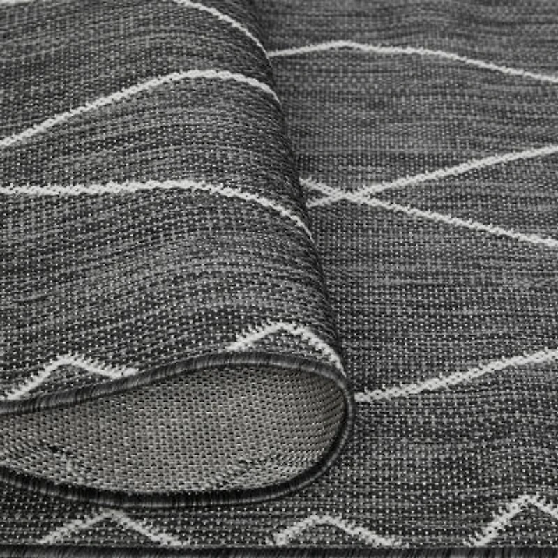Madison Park Maya Moroccan 2'7"x6'10" Flatweave Skid Resistant Indoor Outdoor Rectangular Runner