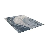 Madison Park Kathryn Abstract Wave Machine Woven Skid Resistant Indoor Rectangular Area Rug