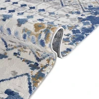 Madison Park Reese Soft Textural Waves Machine Woven Skid Resistant Indoor Rectangular Area Rug