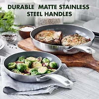 GreenPan Chatham Healthy Tri-Ply Stainless Steel Ceramic Non-Stick 12-pc. Cookware Set