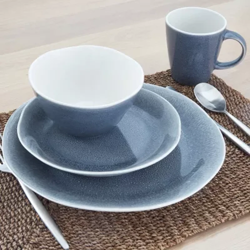 Baum Norte Grey 16-pc. Ceramic Dinnerware Set
