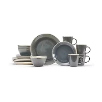 Baum Norte Grey 16-pc. Ceramic Dinnerware Set