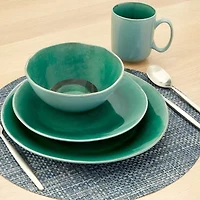 Baum Imperial Green 16-pc. Ceramic Dinnerware Set