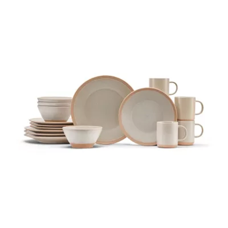 Baum Sahara Sand 16-pc. Ceramic Dinnerware Set