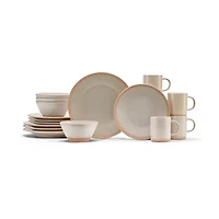 Baum Sahara Sand 16-pc. Ceramic Dinnerware Set