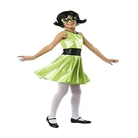 Little & Big Kid Girls Buttercup Powerpuff 2-pc. Costume