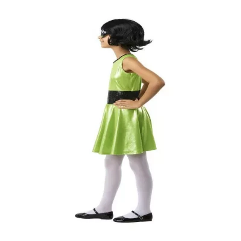 Little & Big Kid Girls Buttercup Powerpuff 2-pc. Costume
