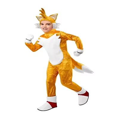 Little & Big Kid Boys Deluxe Sonic the Hedgehog 2-pc. Costume Set