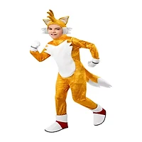 Little & Big Kid Boys Deluxe Sonic the Hedgehog 2-pc. Costume Set