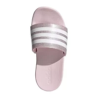 adidas Little & Big Kid Girls Adilette Comfort Slide Sandals