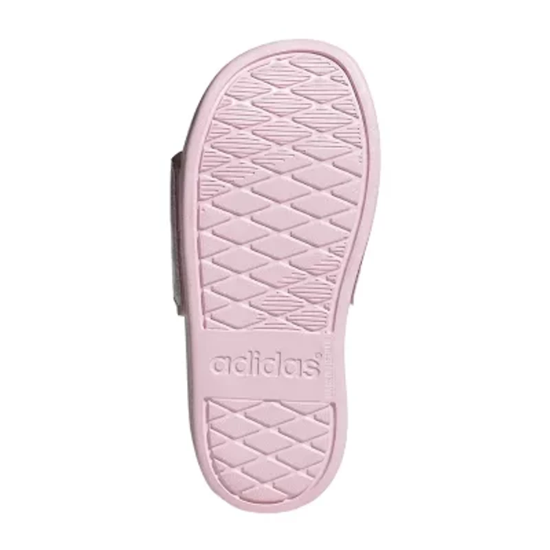 adidas Little & Big Kid Girls Adilette Comfort Slide Sandals