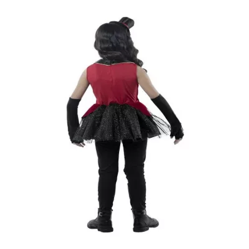 Little & Big Kid Girls Circus Skeleton 5-pc. Costume