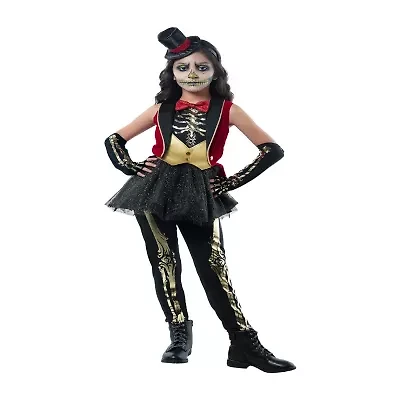 Little & Big Kid Girls Circus Skeleton 5-pc. Costume