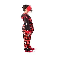 Little & Big Kid Boys Scary Creepy Clown 3-pc. Costume