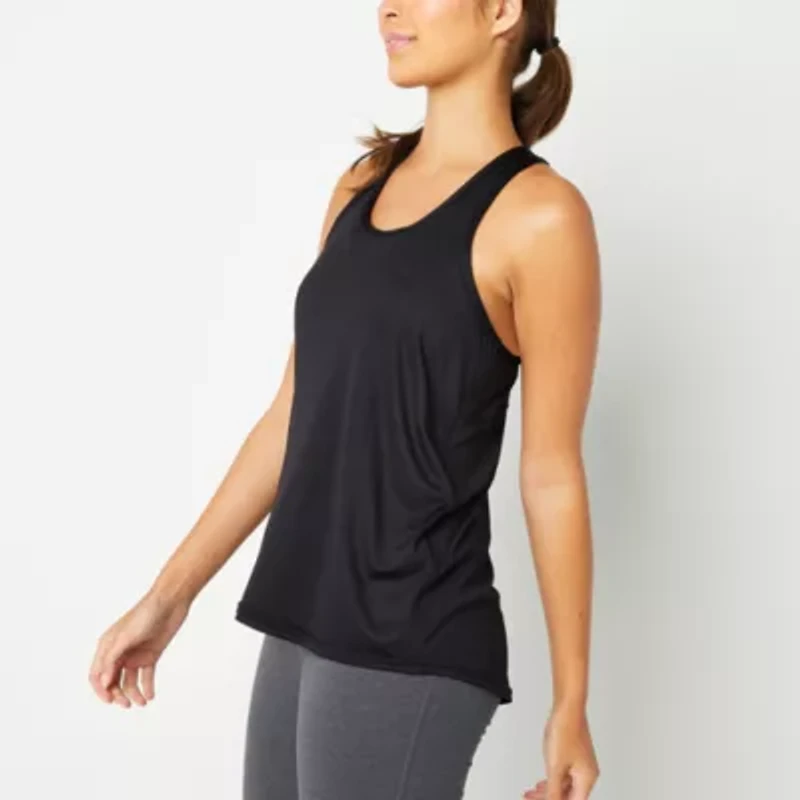 Xersion Womens Performance Scoop Neck Sleeveless Tank Top