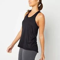 Xersion Womens Performance Scoop Neck Sleeveless Tank Top