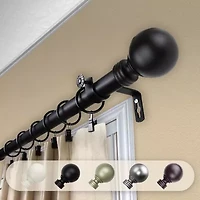 Rod Desyne Globe 1" Adjustable Curtain