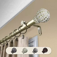 Rod Desyne Pod 1" Adjustable Curtain