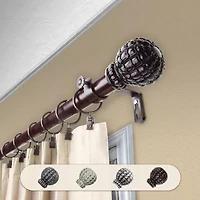 Rod Desyne Pod 1" Adjustable Curtain