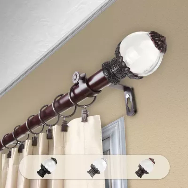 Rod Desyne Beam 1" Adjustable Curtain