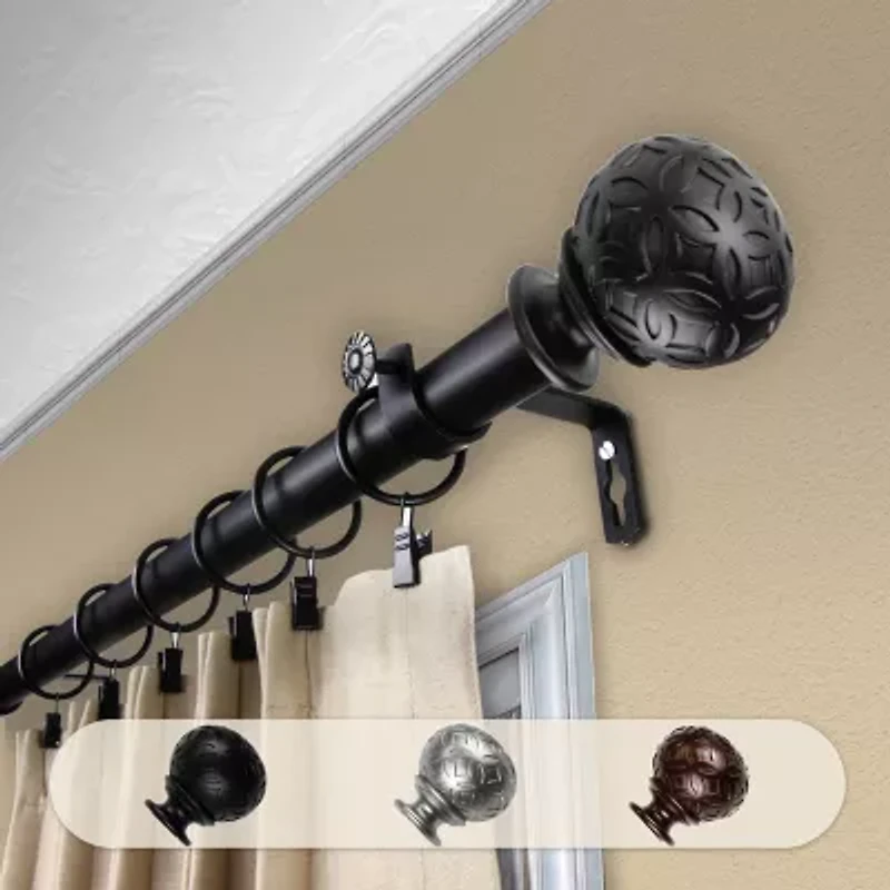 Rod Desyne Odelia 1 Adjustable Curtain