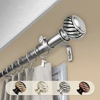Rod Desyne Baldir 1 Adjustable Curtain