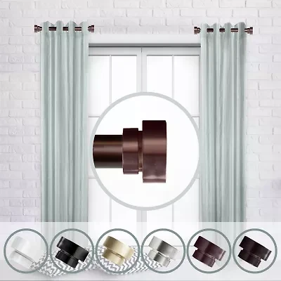 Rod Desyne (Set Of 2) Basic Side 1 1/2 Adjustable Curtain