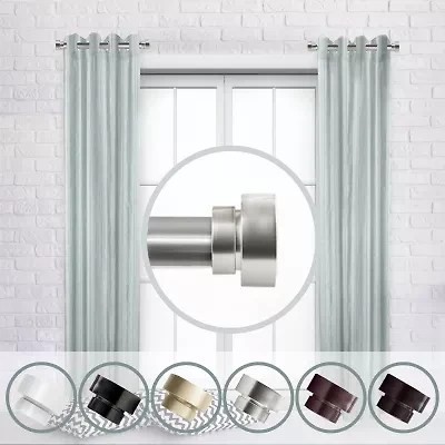 Rod Desyne (Set Of 2) Basic Side 1 Adjustable Curtain
