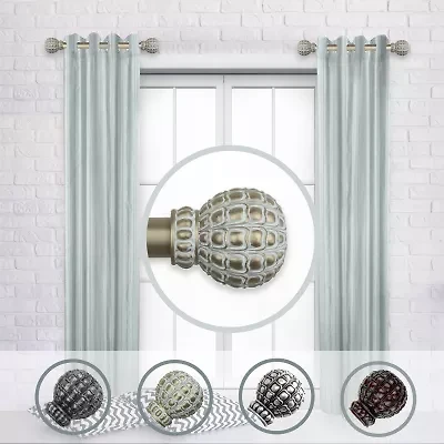 Rod Desyne (Set Of 2) Pode Side 1 Adjustable Curtain