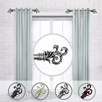 Rod Desyne (Set Of 2) Plume Side 1 Adjustable Curtain
