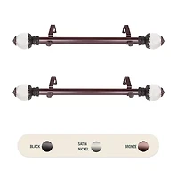Rod Desyne (Set Of 2) Beam Side 1 Adjustable Curtain