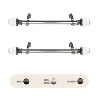 Rod Desyne (Set Of 2) Beam Side 1 Adjustable Curtain