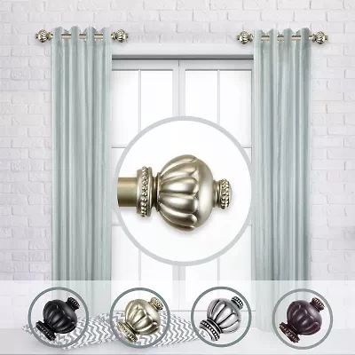 Rod Desyne (Set Of 2) Selma Side 1 Adjustable Curtain