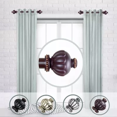 Rod Desyne (Set Of 2) Selma Side 1 Adjustable Curtain