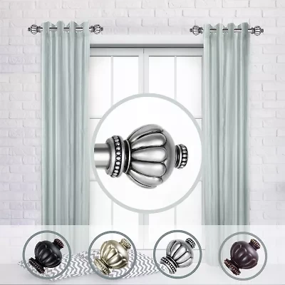 Rod Desyne (Set Of 2) Selma Side 1 Adjustable Curtain
