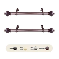 Rod Desyne (Set Of 2) Selma Side 1 Adjustable Curtain