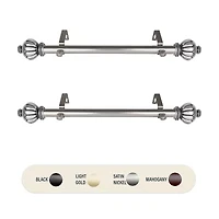 Rod Desyne (Set Of 2) Selma Side 1 Adjustable Curtain