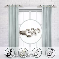 Rod Desyne (Set Of 2) Madeline Side 1 Adjustable Curtain