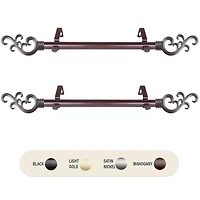 Rod Desyne (Set Of 2) Madeline Side 1 Adjustable Curtain