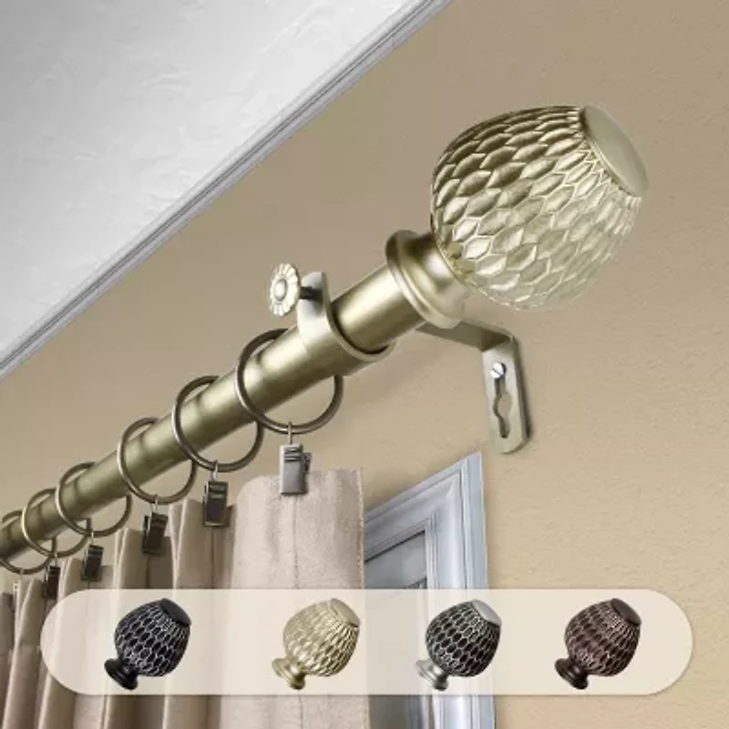 Rod Desyne Ashwin 1 Adjustable Curtain