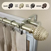 Rod Desyne Ashwin Double Curtain