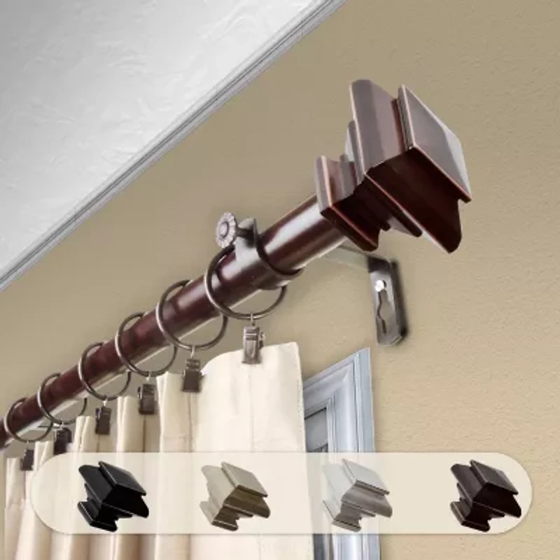 Rod Desyne Fern 1 Adjustable Curtain