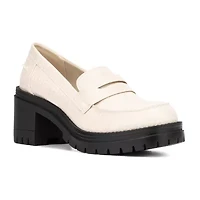 New York & Company Penni Womens Moc Closed Toe Loafers