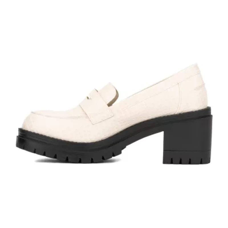 New York & Company Penni Womens Moc Closed Toe Loafers