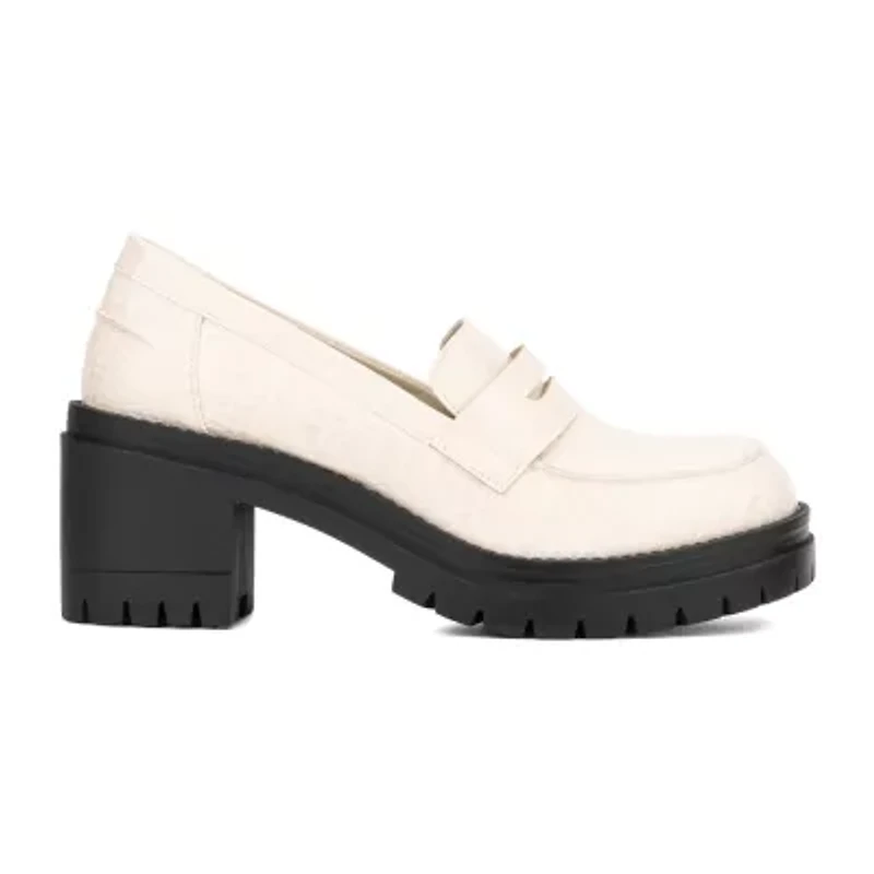 New York & Company Penni Womens Moc Closed Toe Loafers